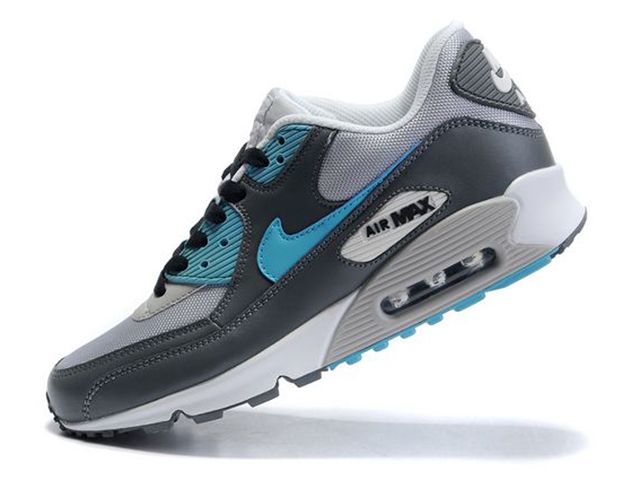 Nike Air Max Shoes Womens Gray/Black/Blue Online